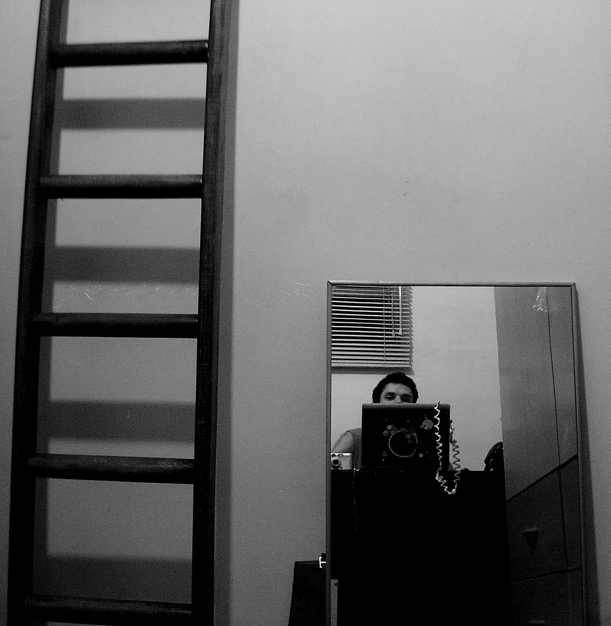 Ladder, Me, Camera amd the Mirror