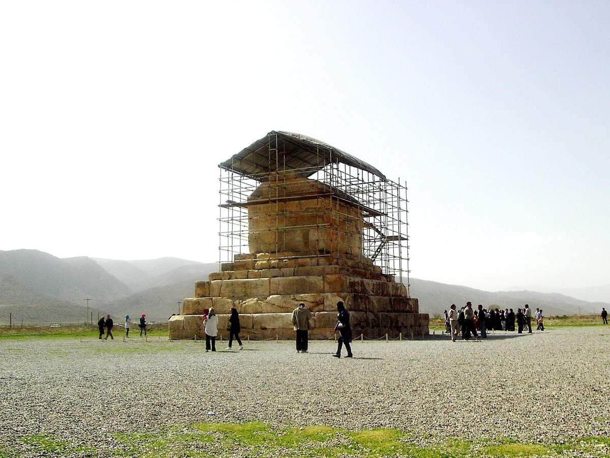 The grave of Cyrus, the Great