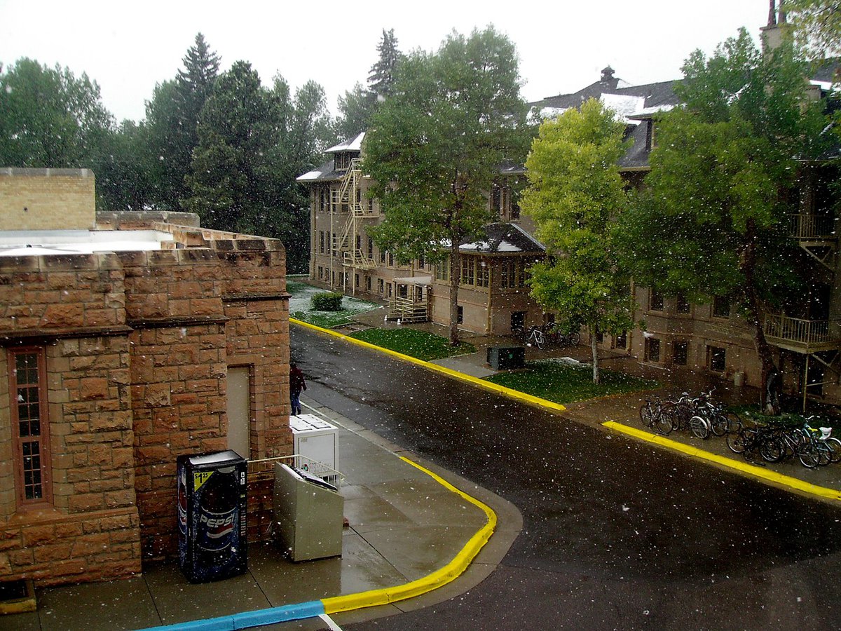 And also the first snow