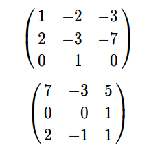 random invertible matrix